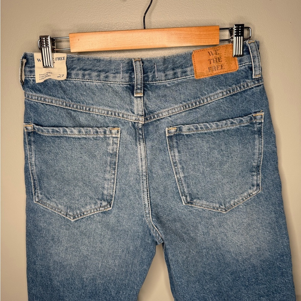 NWT Free People x We The Free Ghost Town High Rose Long Shorts / Jorts - Picture 8 of 14